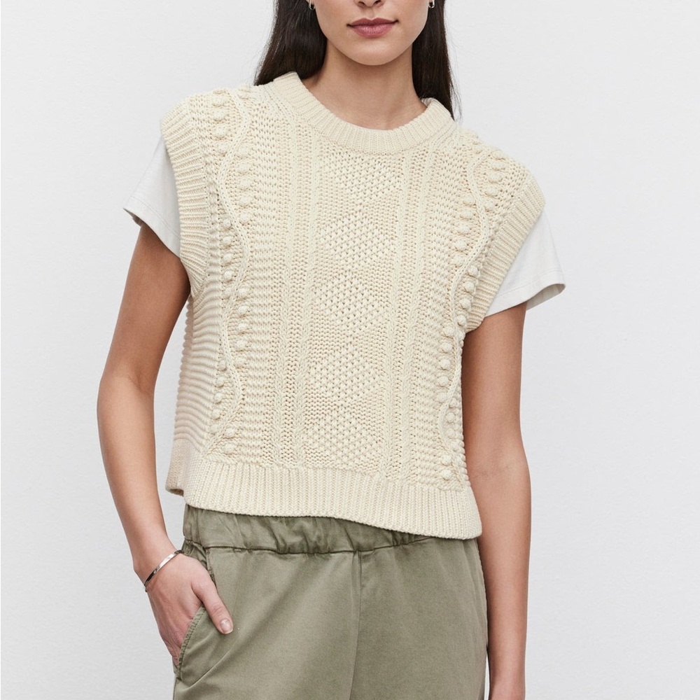 Velvet by Graham & Spencer Maggie Knit Sweater Vest